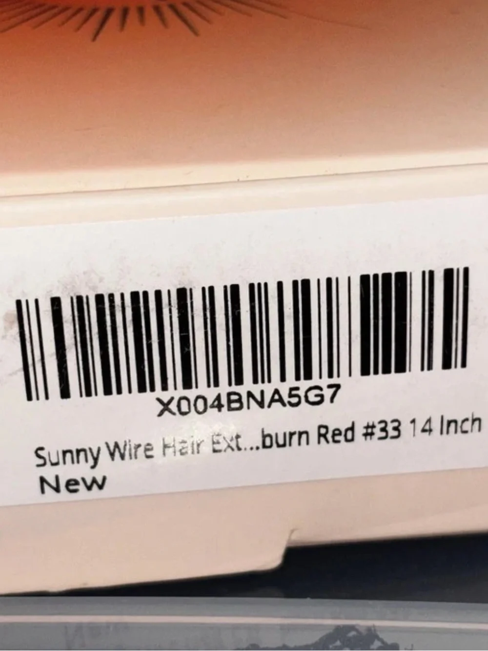 Human Hair Auburn Red Halo Wire Extensions 14” With Clips